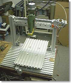 CNC-Maschine, Prototyp 1 mit Schrittmotorsteuerung EMIS SMC 800